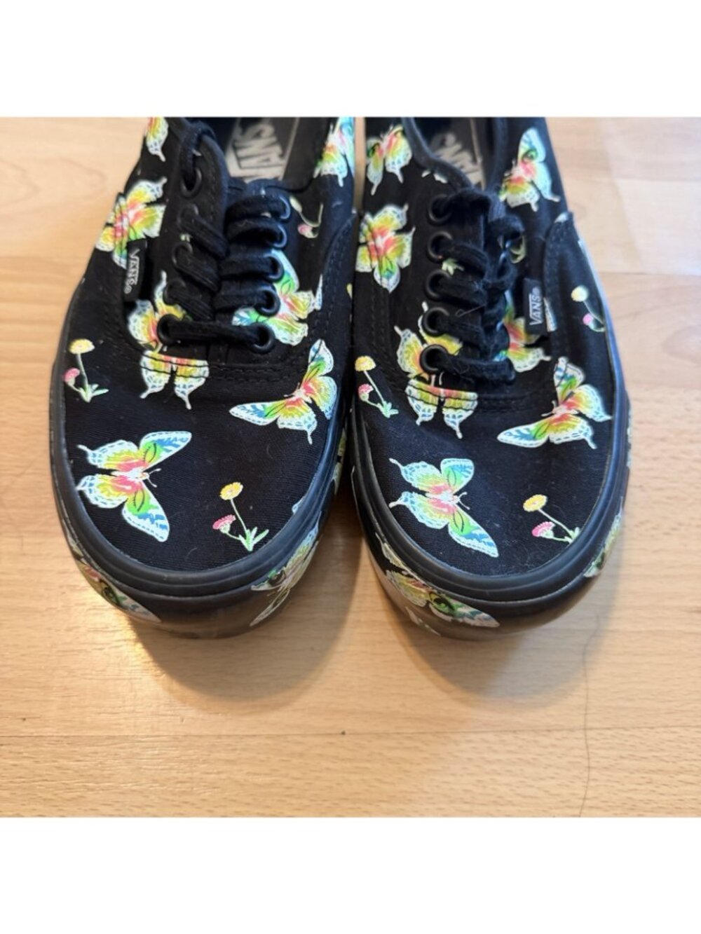 Vans Women's Authentic Stackform Morph Blackout Glow in the Dark Shoes Size 8 - Picture 5 of 10